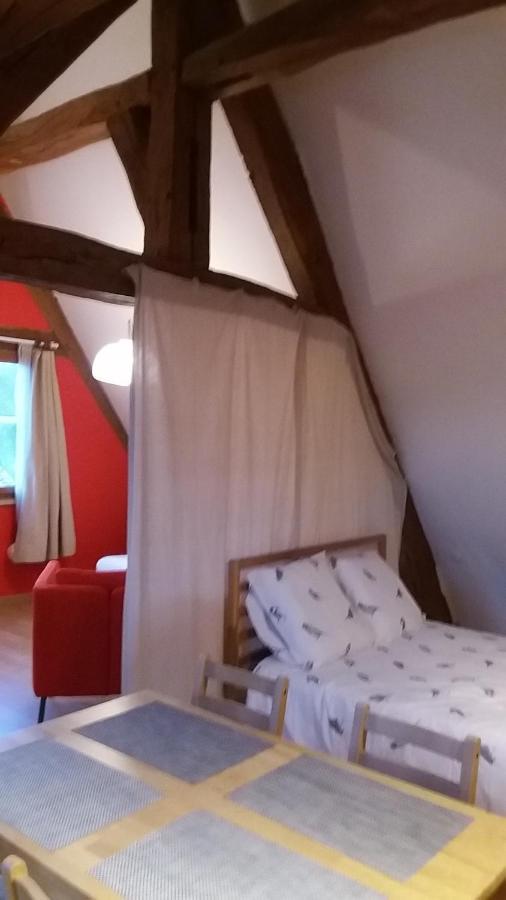 Ferienwohnung Le Charme Du Chateau Les Andelys Exterior foto
